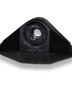 Adjuster clamp PA6 rounded with nut M 5